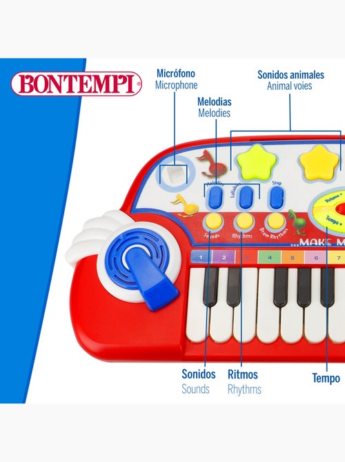 Baby piano con microfono bontempi - Kiabi