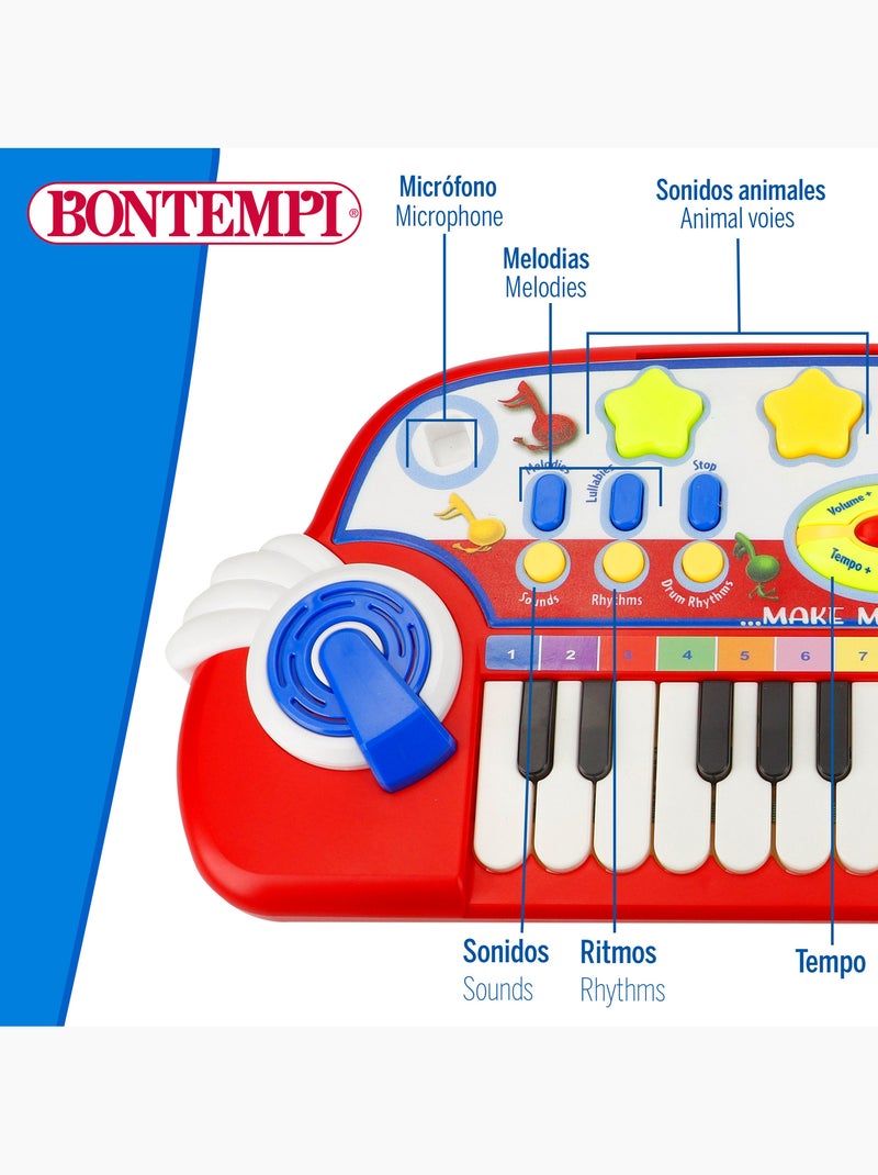 Baby piano con microfono bontempi N/D - Kiabi