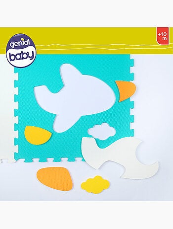 Baby puzzle tappeto veicoli 4 pezzi in gommapiuma c'baby