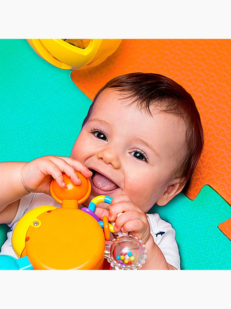 Baby puzzle tappeto veicoli 4 pezzi in gommapiuma c'baby N/D - Kiabi
