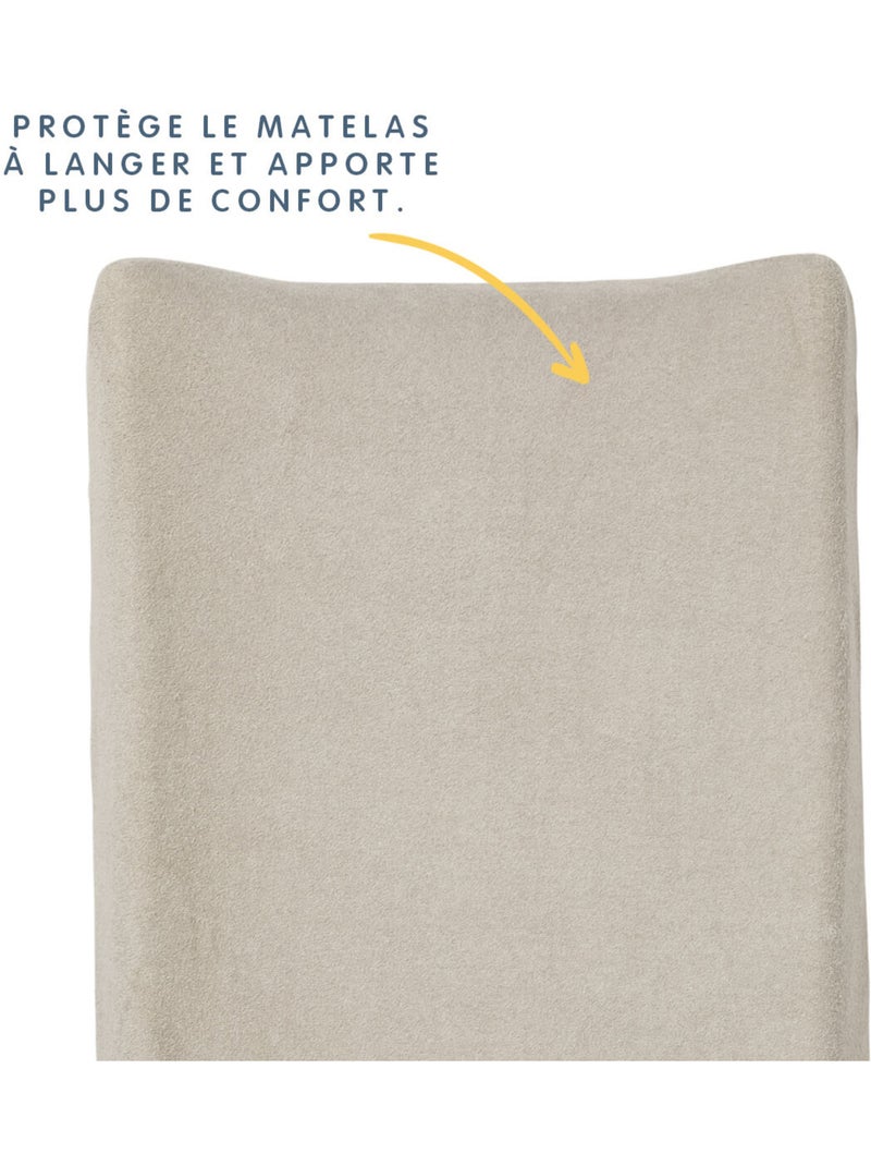 BABYCALIN - Coprifasciatoio 50 x 70 in cotone/poliestere - Tortora Marrone chiaro - Kiabi