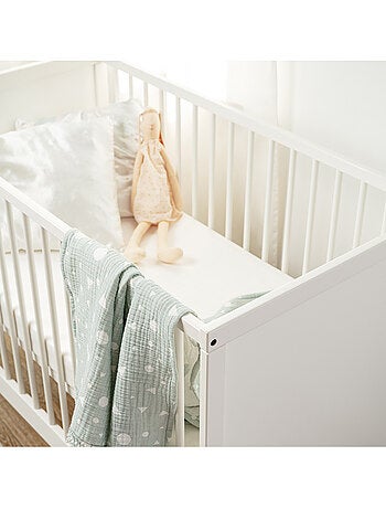 BABYCALIN - Materasso igienico sfoderabile per lettino 60 x 120 cm - 100% poliuretano - Bianco