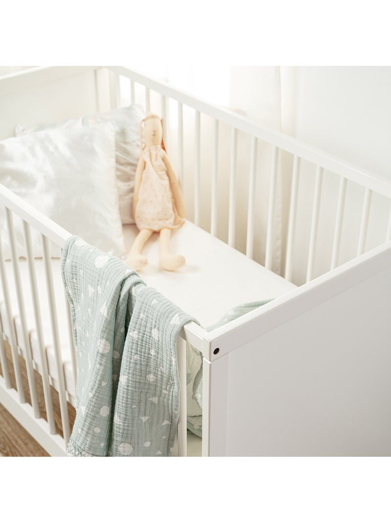 BABYCALIN - Materasso igienico sfoderabile per lettino 60 x 120 cm - 100% poliuretano - Bianco Bianco - Kiabi