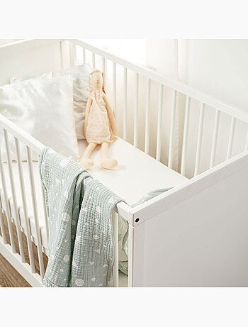 BABYCALIN - Materasso igienico sfoderabile per lettino 70 x 140 cm - 100% poliuretano - Bianco
