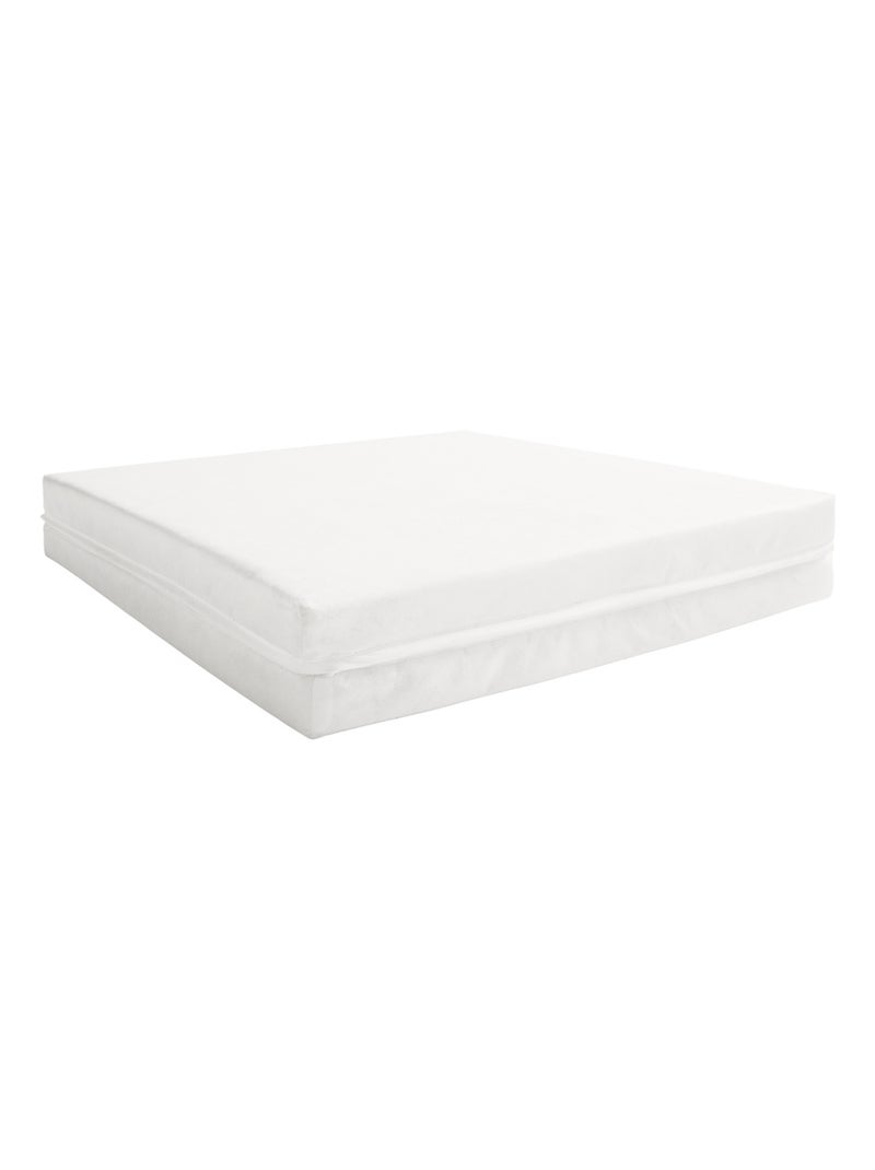 BABYCALIN - Materasso pieghevole per bambini 60 x 120 cm - 100% polipropilene - Bianco Bianco - Kiabi