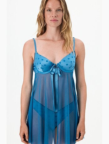 Babydoll con apertura davanti penti