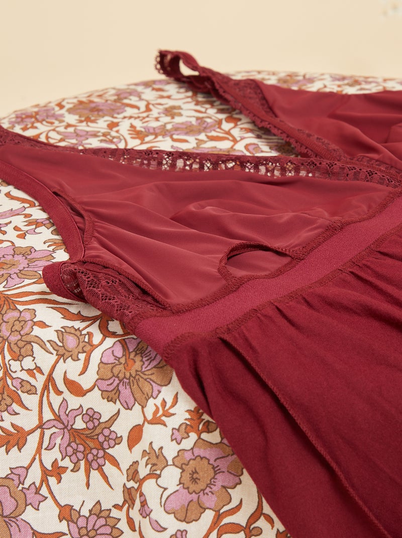 Babydoll postoperatorio - Ottobre rosa ROSSO - Kiabi