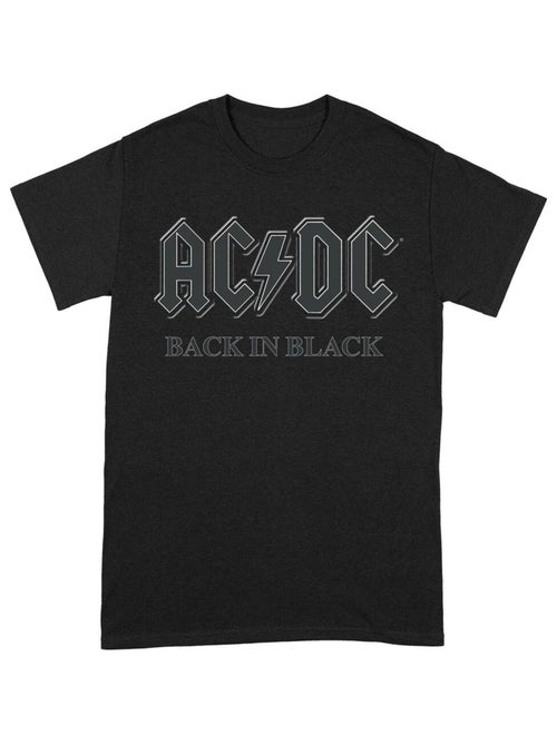 Back In Black Maglietta Adulto Unisex - AC/DC - Kiabi Back In Black Maglietta Adulto Unisex - AC/DC - Kiabi