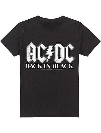 Back in black maglietta uomo - acdc