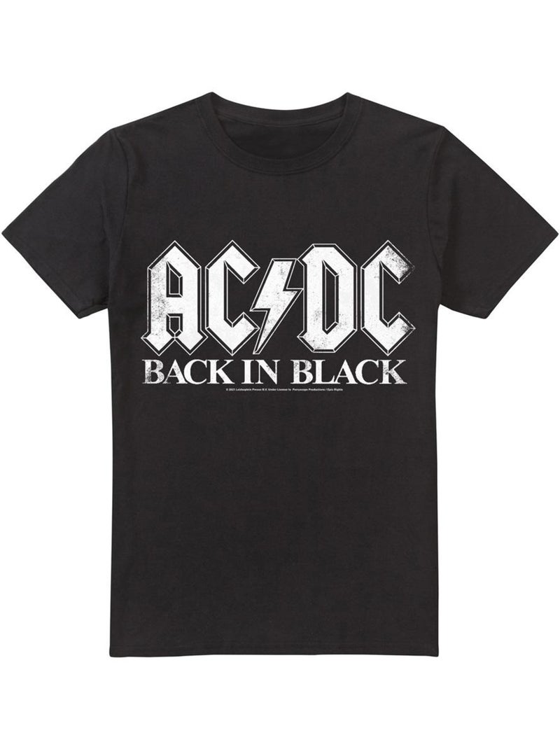 Back in black maglietta uomo - acdc Nero - Kiabi
