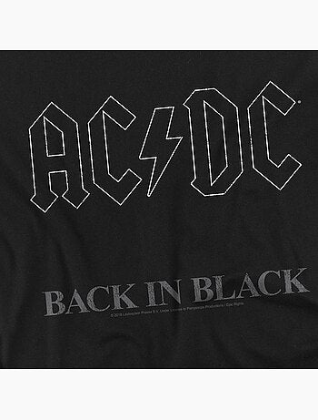 Back in black maglietta uomo - acdc
