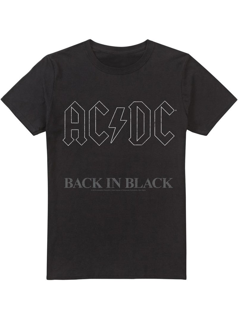 Back in black maglietta uomo - acdc Nero - Kiabi
