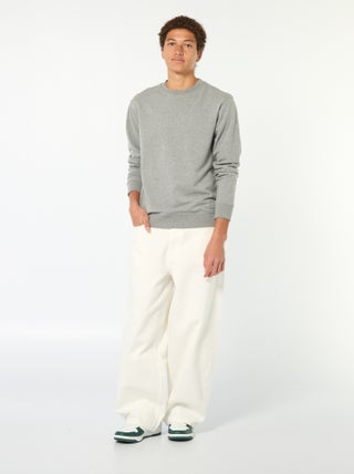 Baggy denim fit in cotone