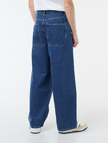 Baggy denim fit in cotone