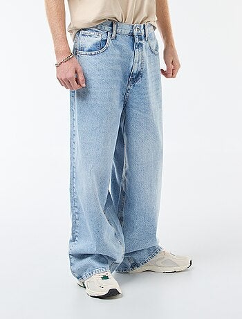 Baggy denim fit in cotone