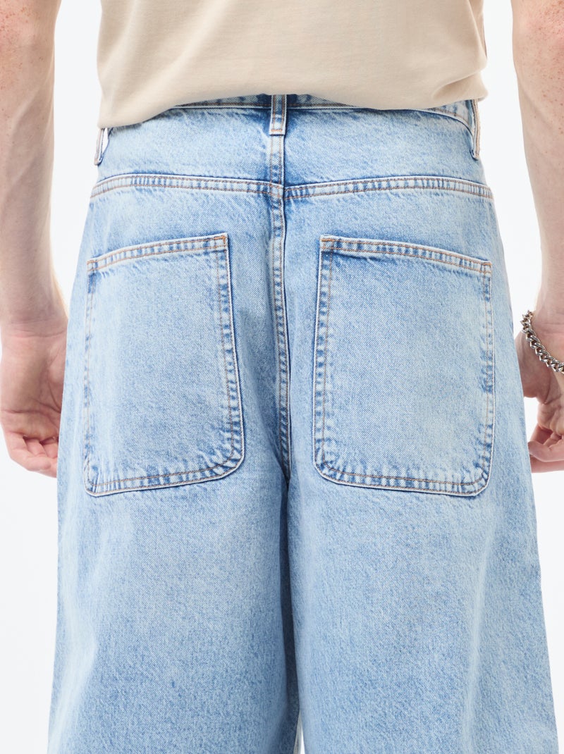 Baggy denim fit in cotone Blu - Kiabi