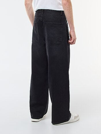 Baggy denim fit in cotone