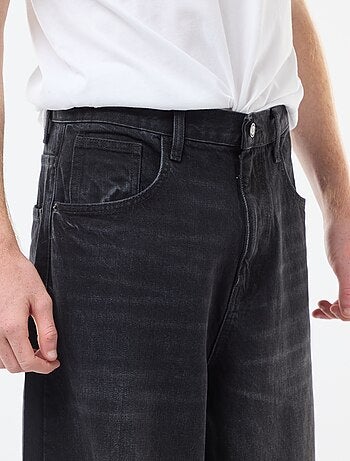 Baggy denim fit in cotone