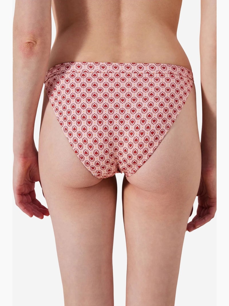 Bahia super slip bikini penti Bianco Rosso - Kiabi