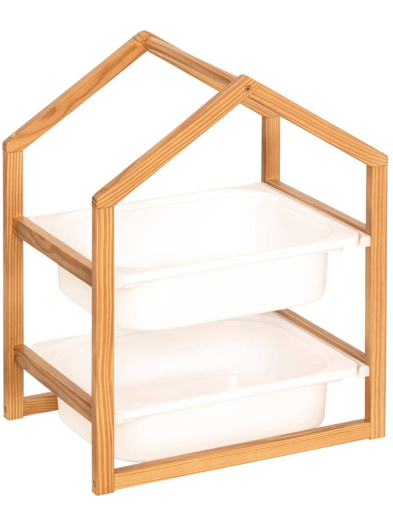 Bako bianco 2 ripiani 43x54,5 cm Bianco - Kiabi