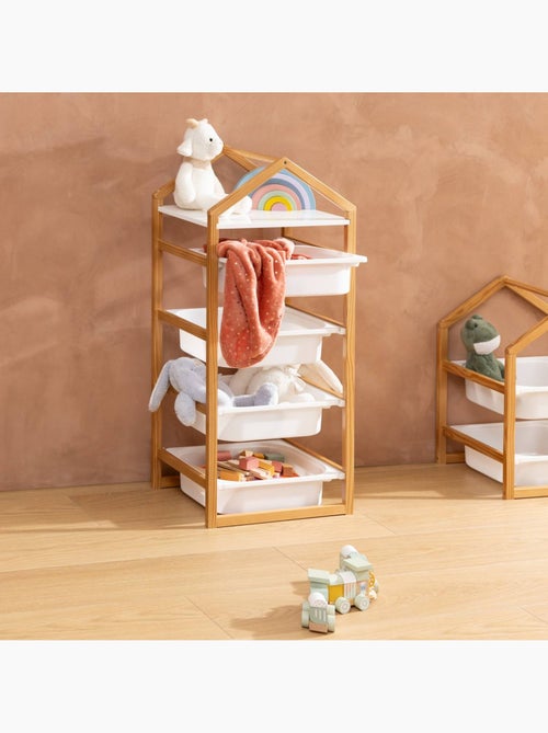 Bako bianco 4 ripiani 43x94,5 cm - Kiabi Bako bianco 4 ripiani 43x94,5 cm - Kiabi
