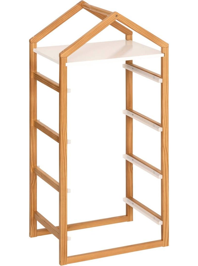 Bako bianco 4 ripiani 43x94,5 cm Bianco - Kiabi