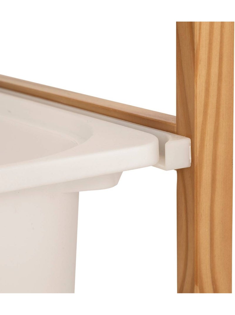 Bako bianco 4 ripiani 43x94,5 cm Bianco - Kiabi