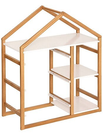 Bako libreria a 3 ripiani bianca 68x82cm
