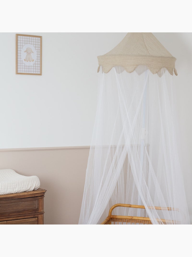 Baldacchino per neonato Beige/Bianco - Kiabi
