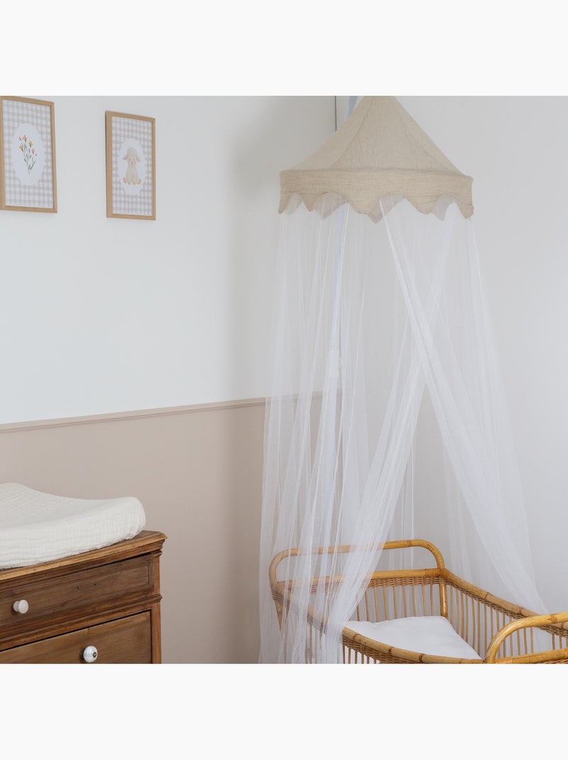 Baldacchino per neonato Beige/Bianco - Kiabi
