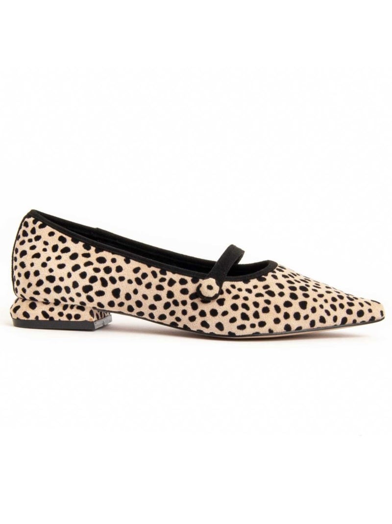 Ballerina Materiale Sintetico E Tessile Montevita Beige - Kiabi