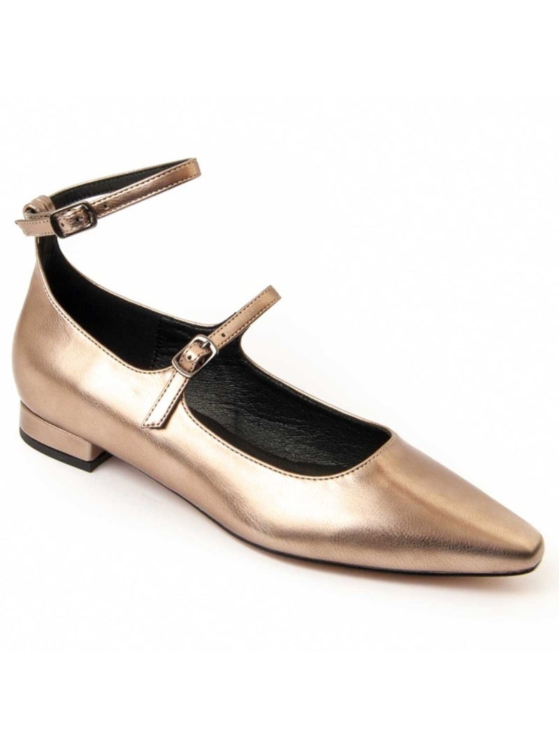 Ballerina Materiale Sintetico E Tessile Montevita Dorato/Oro - Kiabi