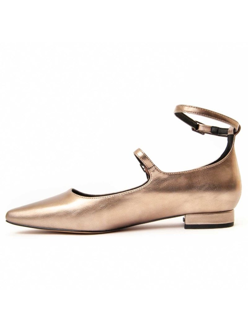 Ballerina Materiale Sintetico E Tessile Montevita Dorato/Oro - Kiabi