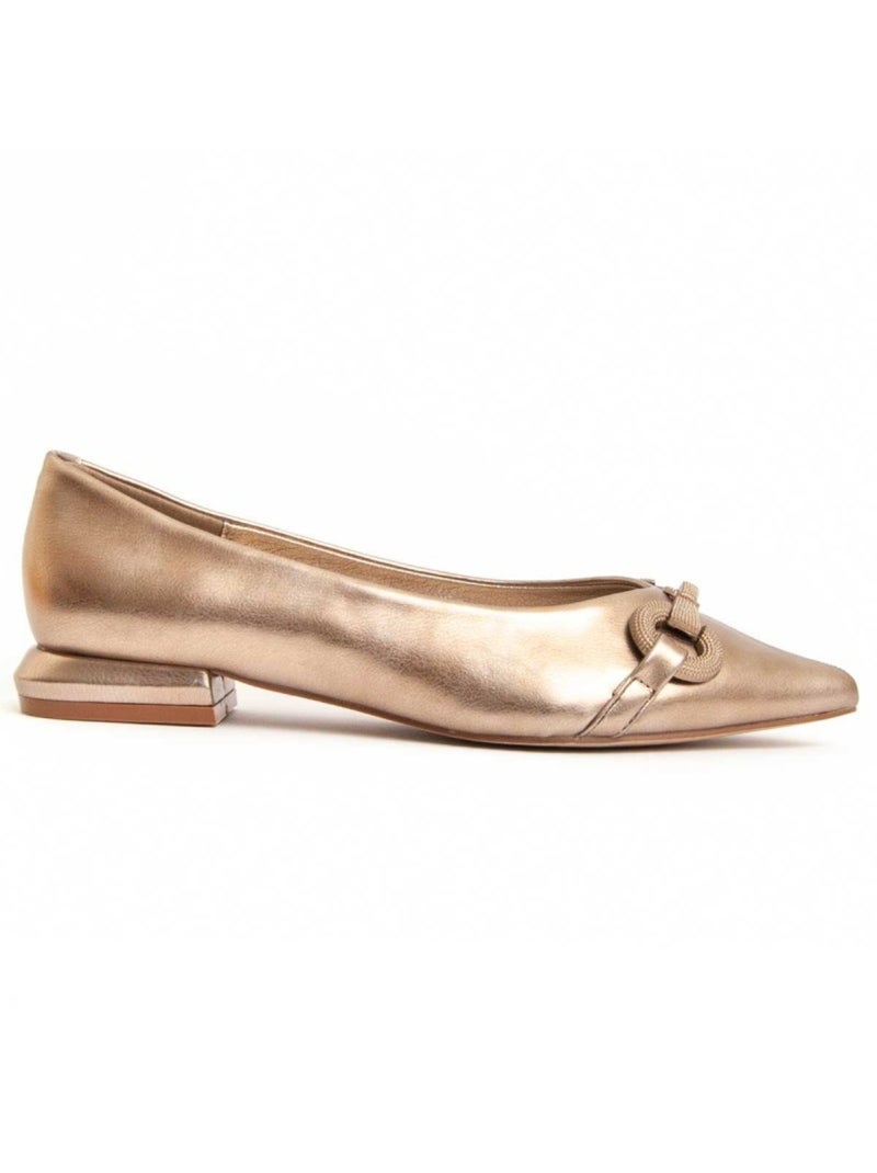Ballerina Materiale Sintetico E Tessile Montevita Dorato/Oro - Kiabi