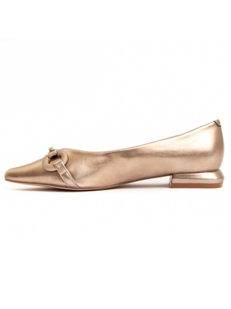 Ballerina Materiale Sintetico E Tessile Montevita Dorato/Oro - Kiabi