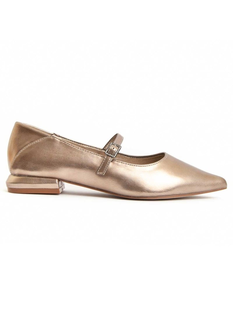 Ballerina Materiale Sintetico E Tessile Montevita Dorato/Oro - Kiabi