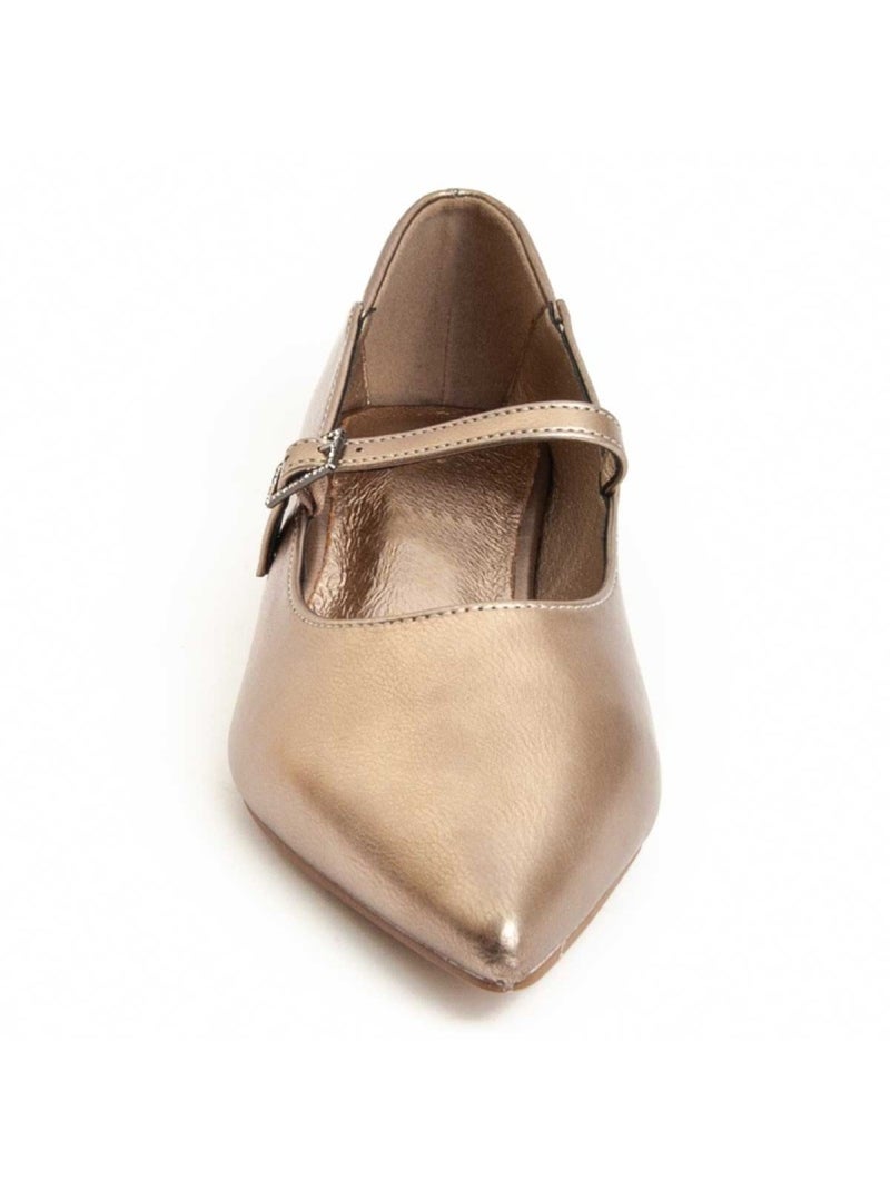 Ballerina Materiale Sintetico E Tessile Montevita Dorato/Oro - Kiabi