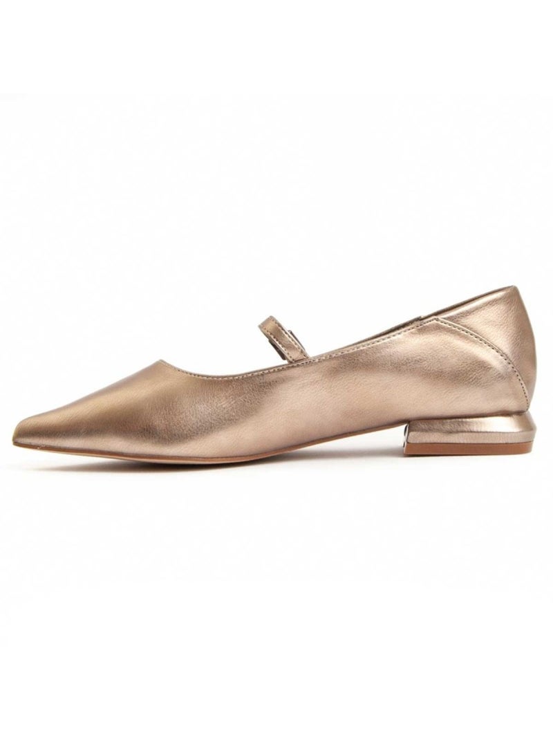 Ballerina Materiale Sintetico E Tessile Montevita Dorato/Oro - Kiabi