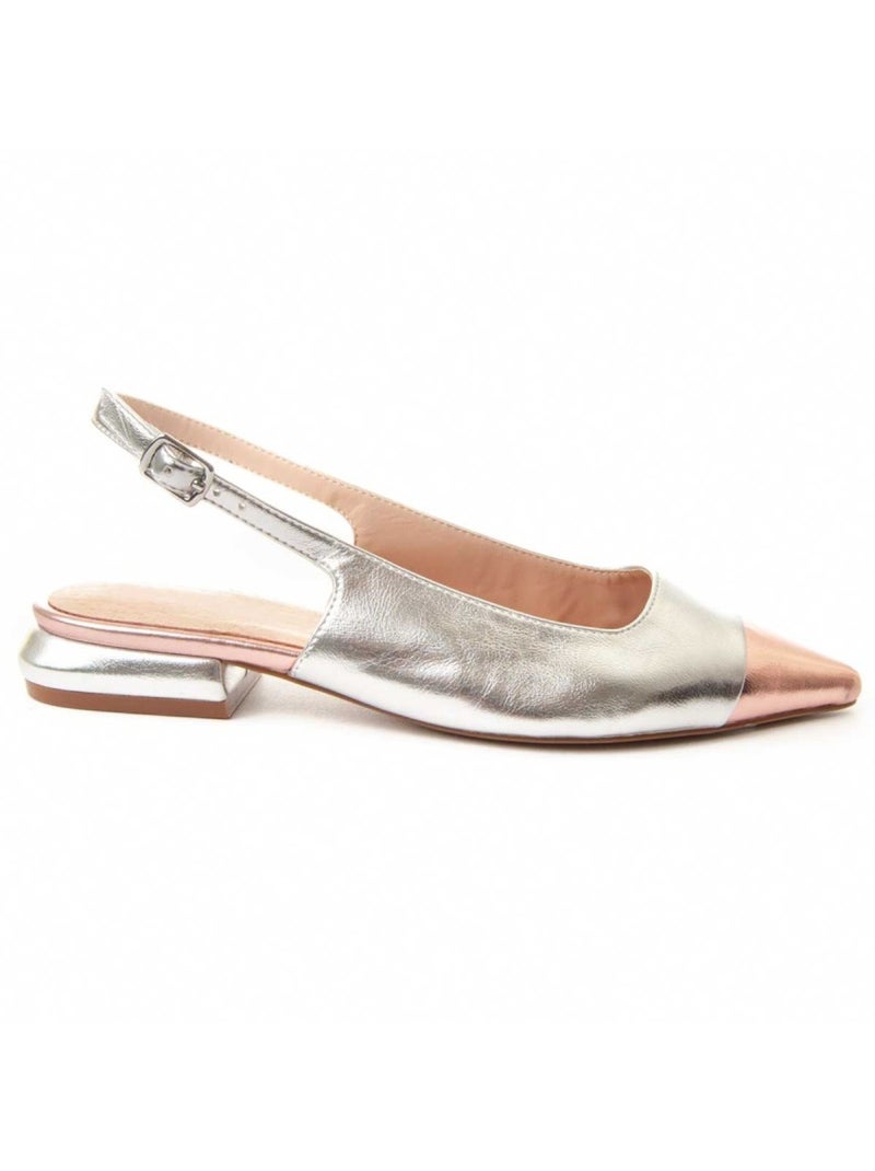Ballerina Materiale Sintetico Montevita Argento - Kiabi