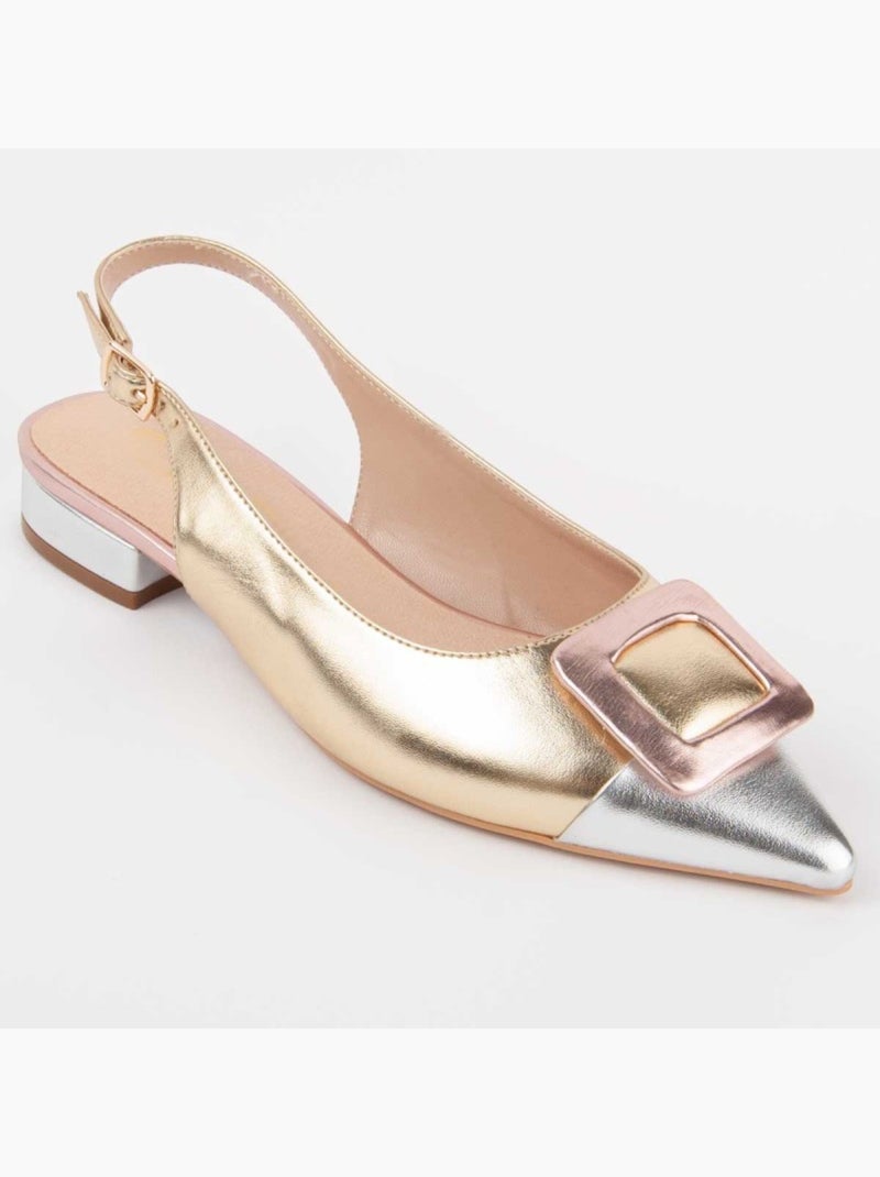 Ballerina Materiale Sintetico Montevita Dorato/Oro - Kiabi
