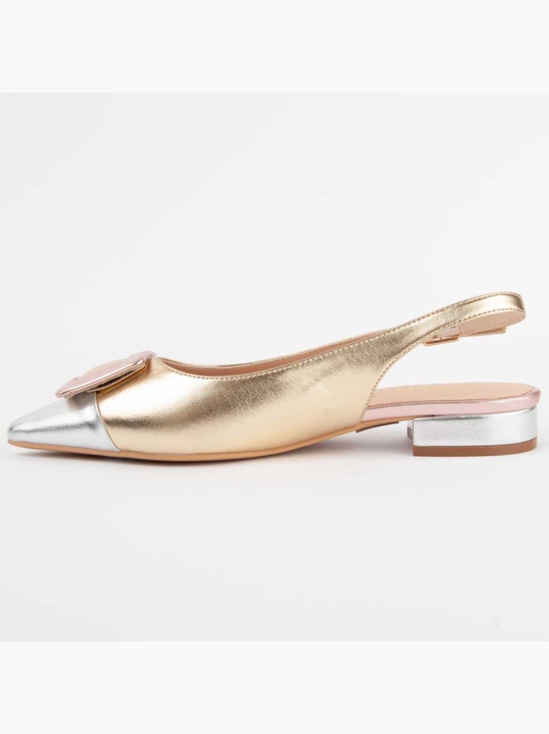 Ballerina Materiale Sintetico Montevita Dorato/Oro - Kiabi