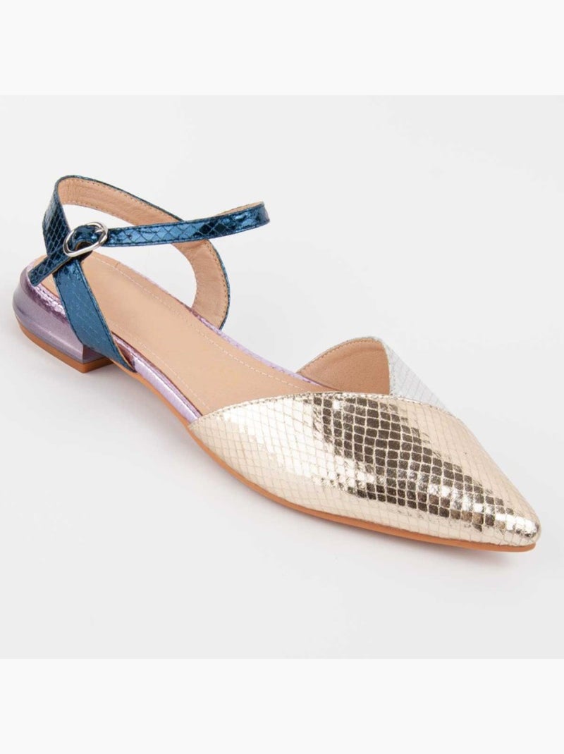 Ballerina Materiale Sintetico Montevita Dorato/Oro - Kiabi