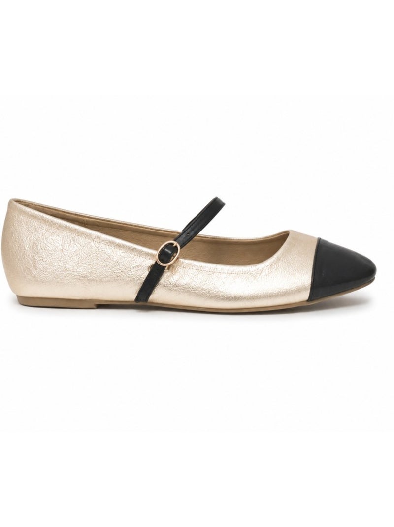 Ballerina materiale sintetico montevita Dorato/Oro - Kiabi