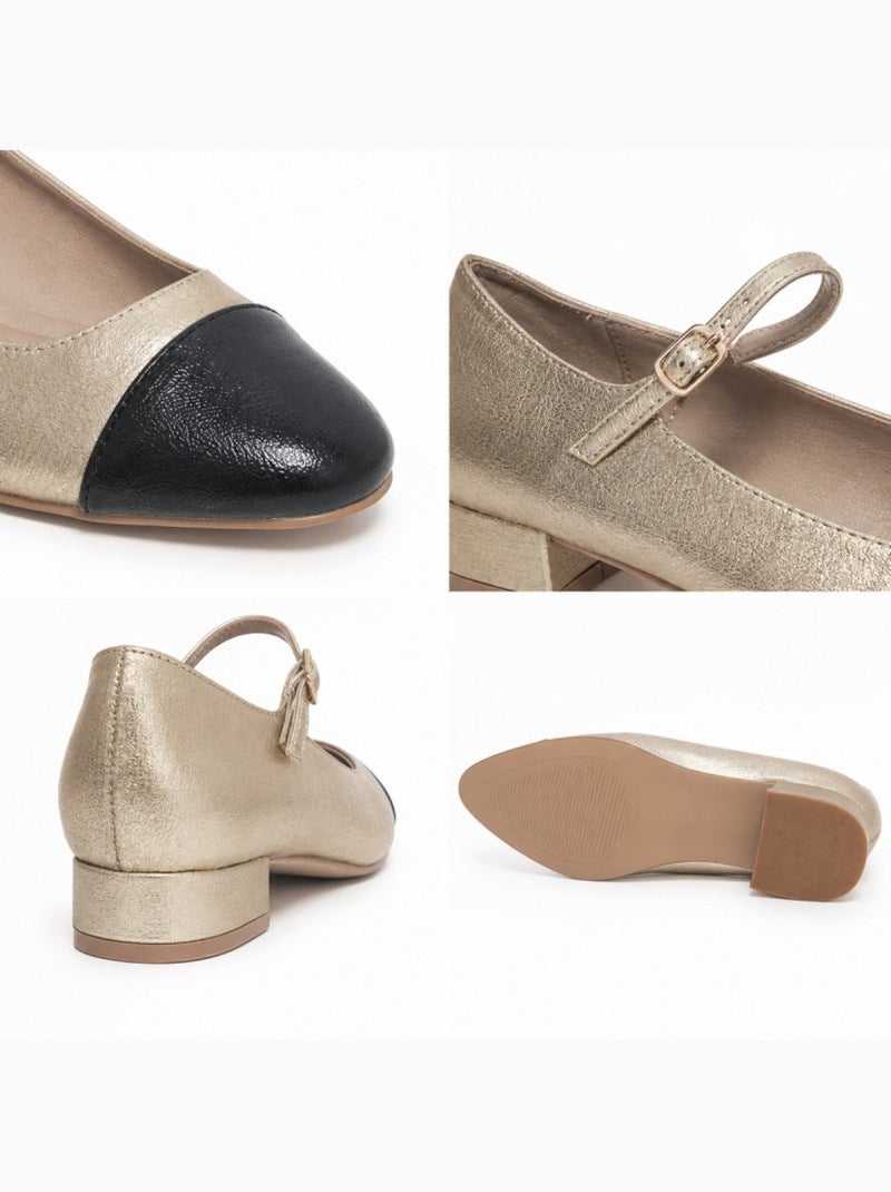 Ballerina materiale sintetico montevita Dorato/Oro - Kiabi