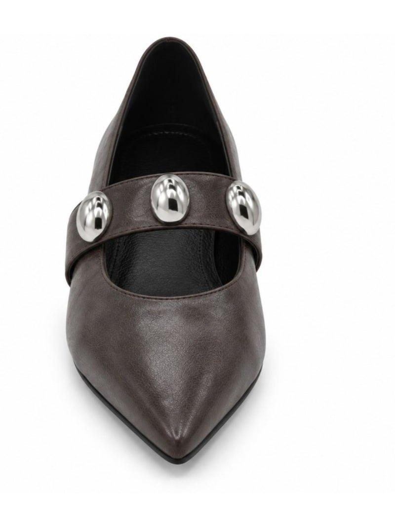 Ballerina materiale sintetico montevita Marrone - Kiabi