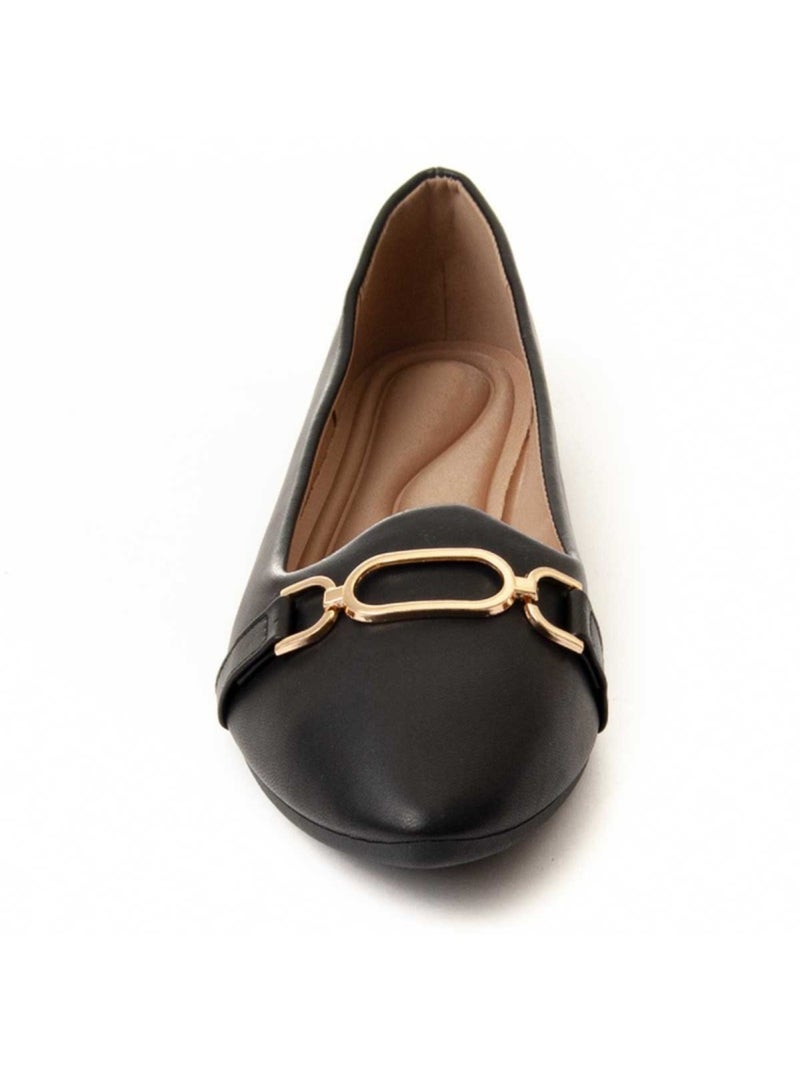 Ballerina Materiale Sintetico Montevita Nero - Kiabi