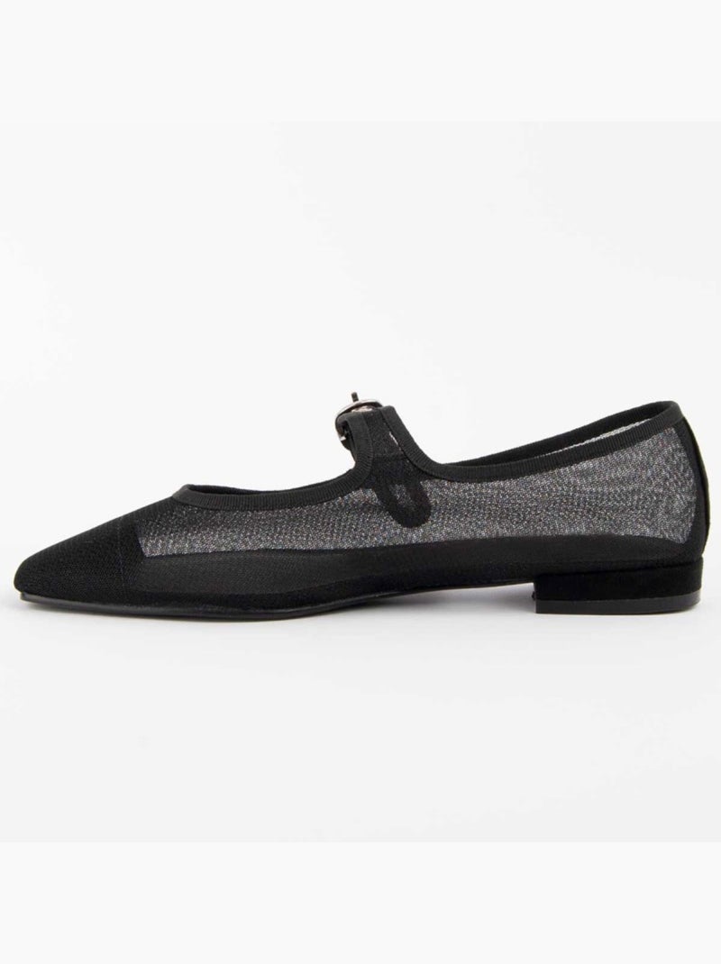 Ballerina Materiale Sintetico Montevita Nero - Kiabi
