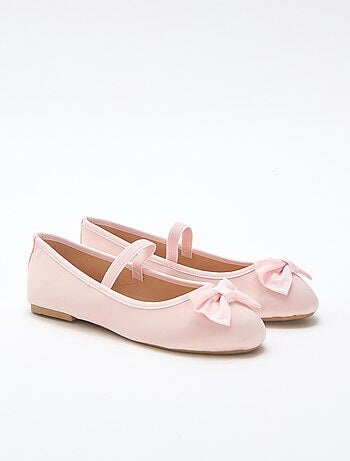 Ballerina piatta tinta unita con fiocco