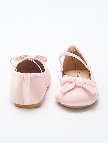 Ballerina piatta tinta unita con fiocco