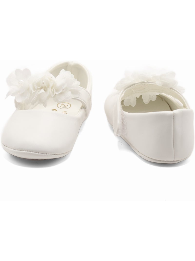 Ballerine a fiori Bianco - Kiabi